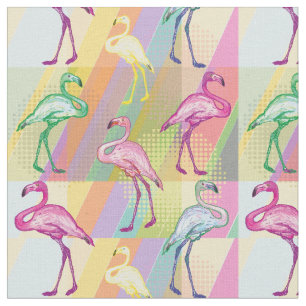 Flamingoparad Tyg