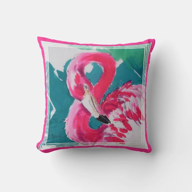 Flamingopillen Kudde (Framsida)