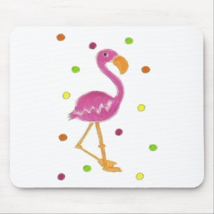 Flamingopolka dots musmatta