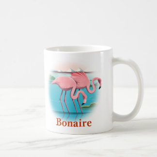 Flamingor på den karibiska ön Bonaire Kaffemugg