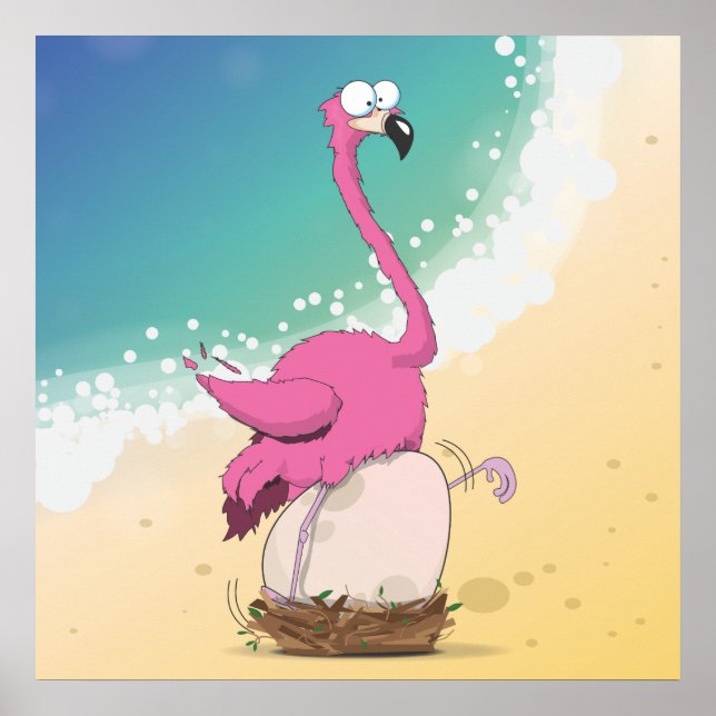 Flamingor Poster (Framsidan)