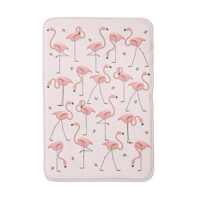 Flamingor Rosa badrumsmatt Badrumsmatta (Framsidan (Vertikal))