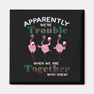 Flamingor Tydligen är vi problematiska Flamingos Magnet