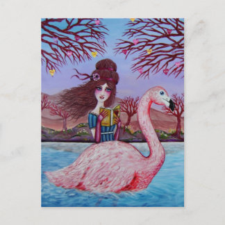 Flamingoritt Vykort