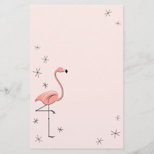 Flamingorosabrevpapper Brevpapper
