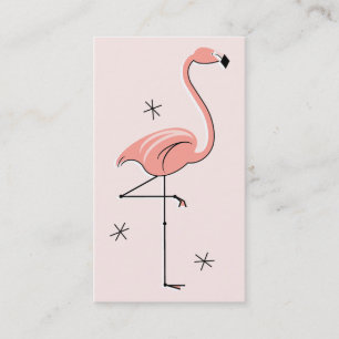 Flamingorosavisitkort Visitkort