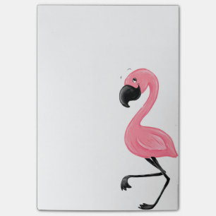 Flamingorosor som Posta-Det noterar Post-it Block