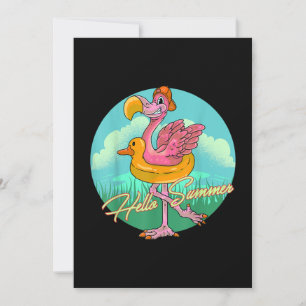 Flamingos Älskare - Flamingo Redo för sommartid Spara Datumet