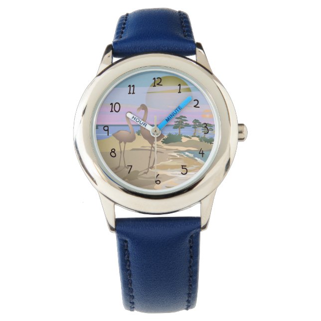 Flamingos Armbandsur (Framsida)