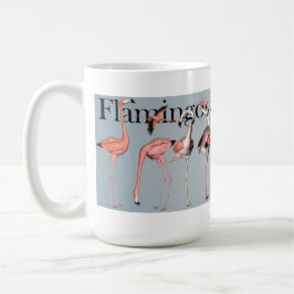 Flamingos av världsmuggen kaffemugg