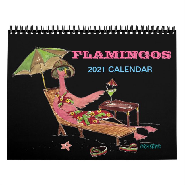 Flamingos Calendar Kalender (Omslag)