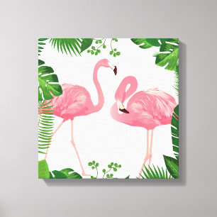 Flamingos Canvastryck