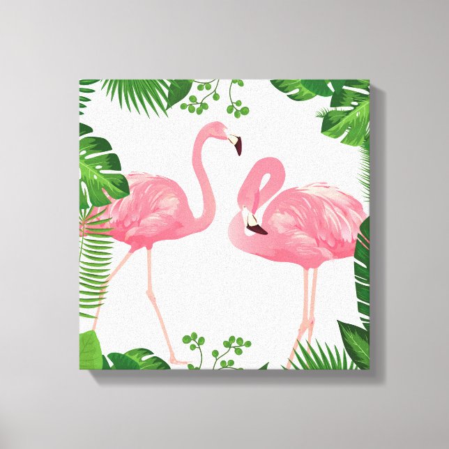 Flamingos Canvastryck (Framsida)