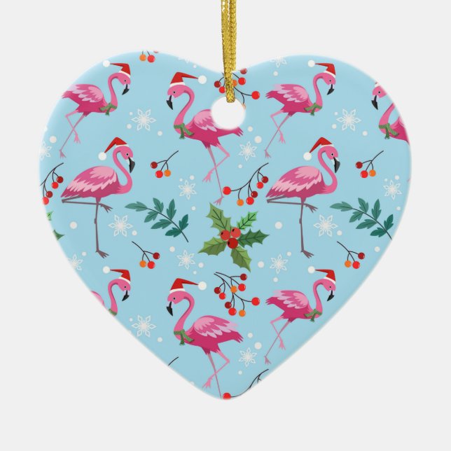 Flamingos Ceramic Ornament (Framsidan)