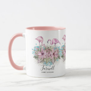 Flamingos Farewell Adjö Bon Voyage Gift Friends Mugg