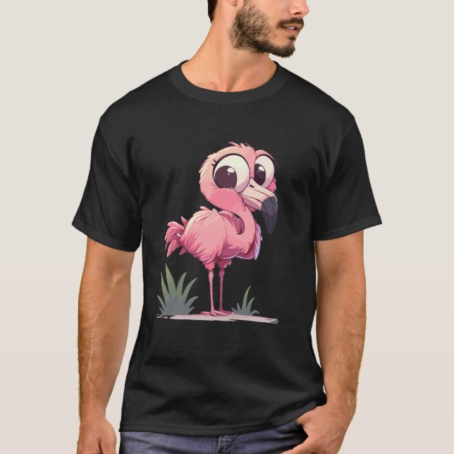 Flamingos Flamingo T Shirt (Framsida)
