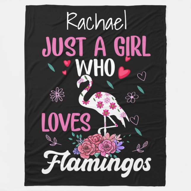 Flamingos Fleece Blanket (Framsidan)