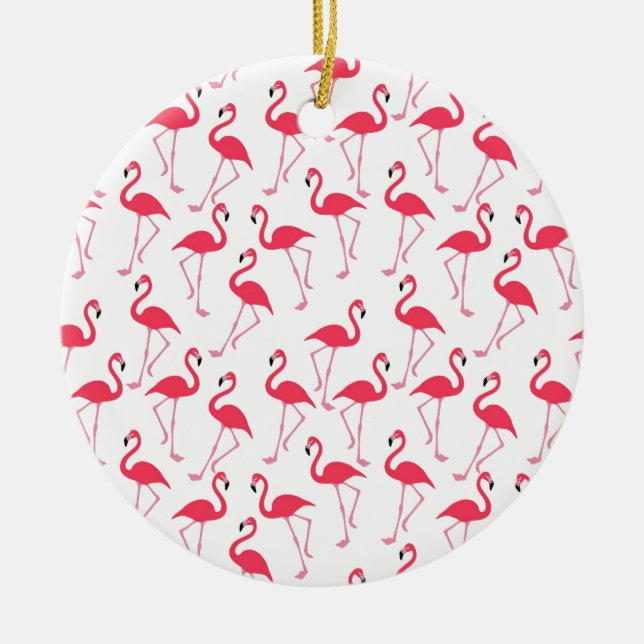 flamingos Flimingos Julgransprydnad Keramik (Framsidan)