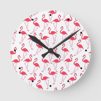 flamingos Flimingos Rund Klocka