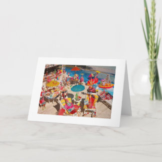 "Flamingos!", för notera kortet! Kort