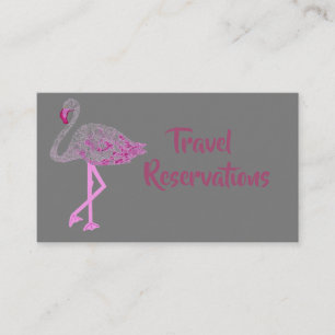 Flamingos Gloria Visitkort