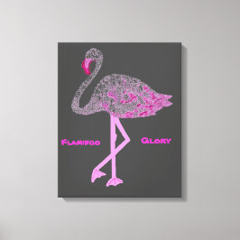 Flamingos Glory Canvastryck