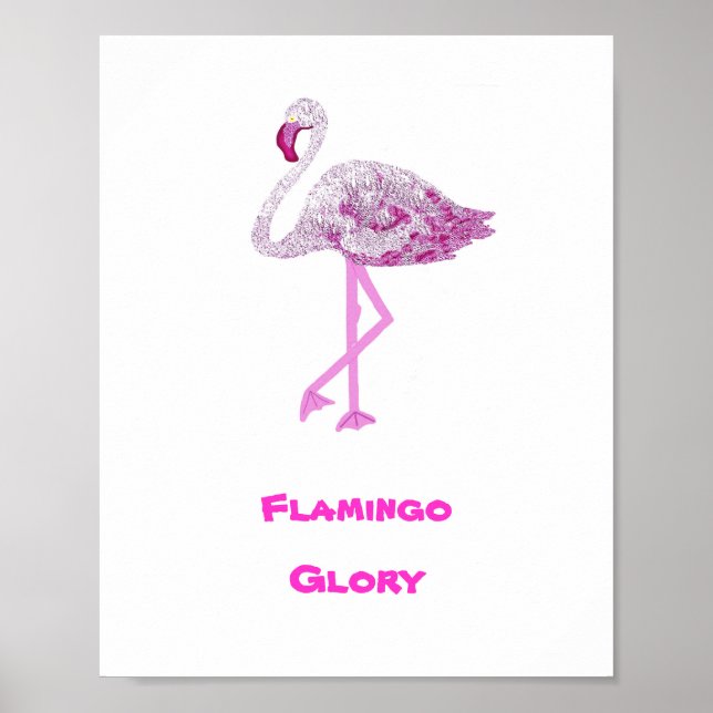 Flamingos Glory Poster (Framsidan)