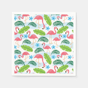 Flamingos i Paradise Napkins Pappersservett
