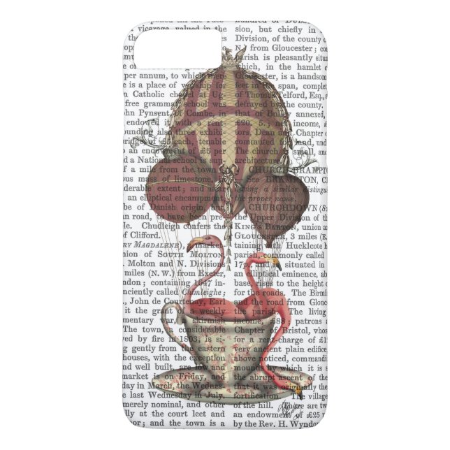 Flamingos i Tekopp Case-Mate iPhone Skal (Baksida)