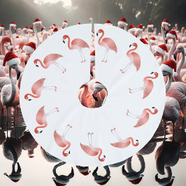 Flamingos Julgransmatta Borstad Polyester