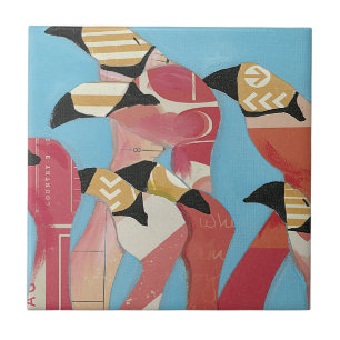 Flamingos Kakelplatta