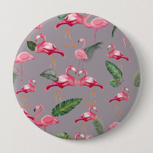 Flamingos Kärlek Mönster 6 Knapp