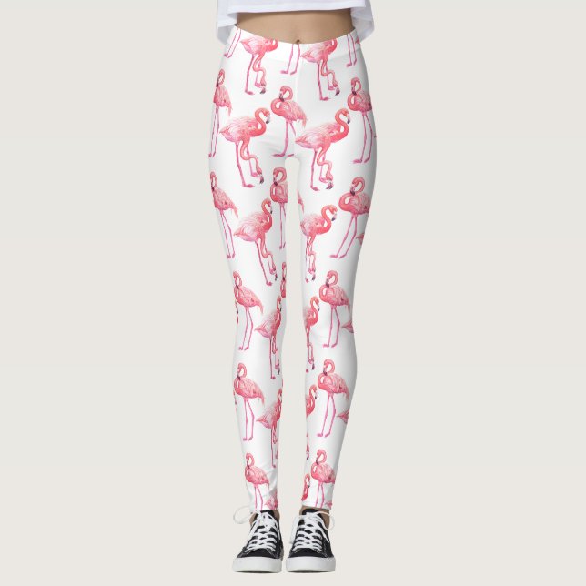 Flamingos Leggings (Framsida)