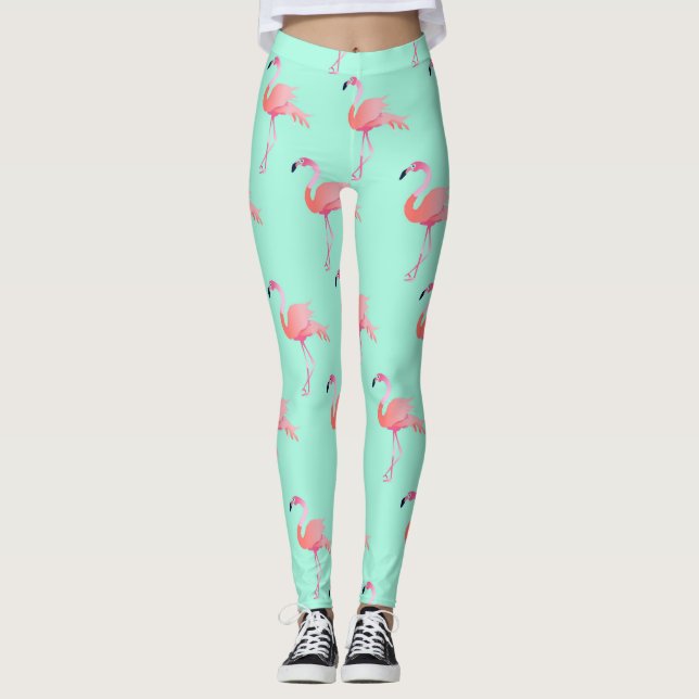 Flamingos Leggings (Framsida)