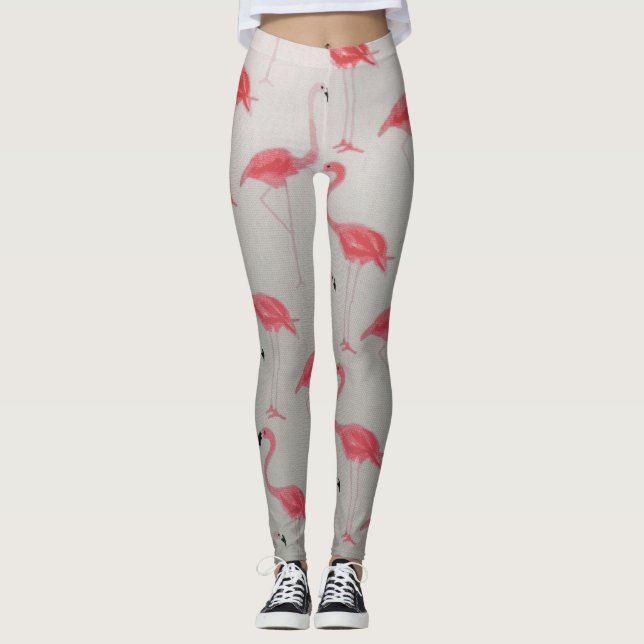 Flamingos Leggings (Framsida)