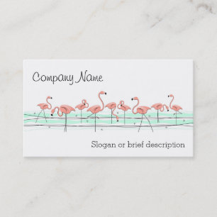 Flamingos Line, affärskort Visitkort