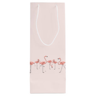 Flamingos Linje presentpåse flaska
