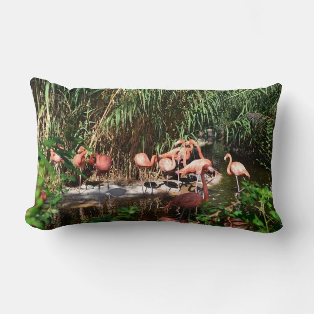 Flamingos Lumbar / Resepåfyllning Lumbarkudde (Framsida)