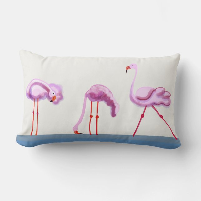 Flamingos Lumbarkudde (Framsida)