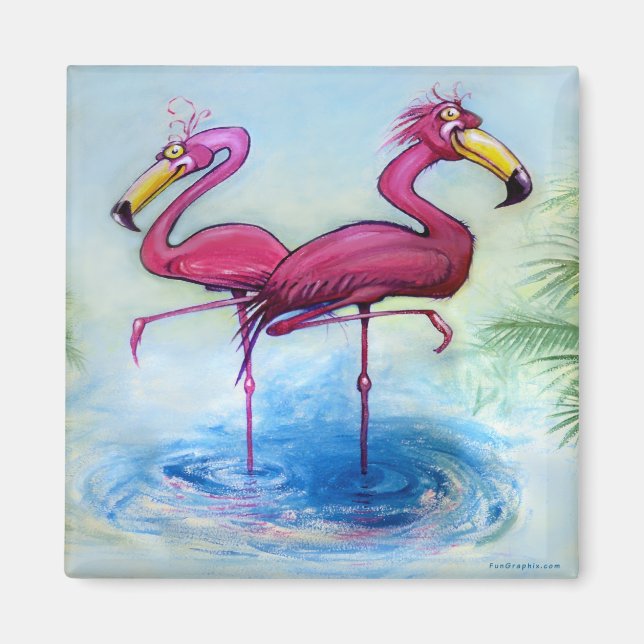 Flamingos Magnet (Framsidan)