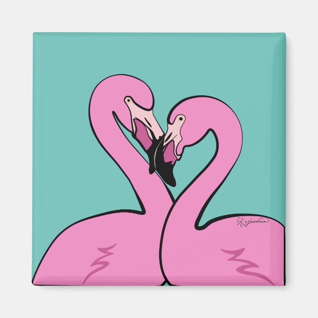 Flamingos Magnet (Framsidan)