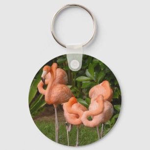 flamingos nyckelring