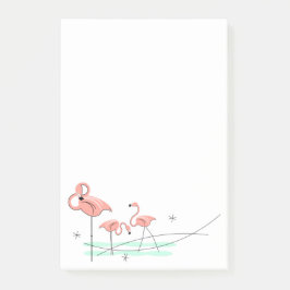 Flamingos Ocean Trio Post-it Block