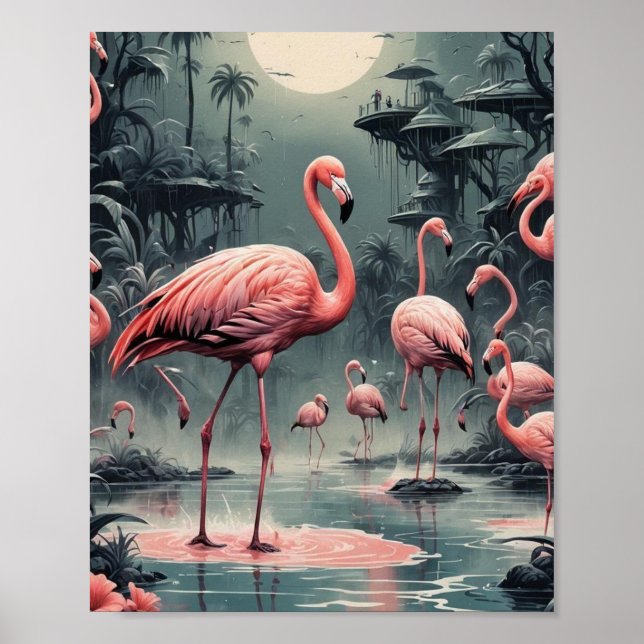 Flamingos Poster (Framsidan)