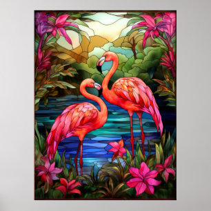 Flamingos Poster