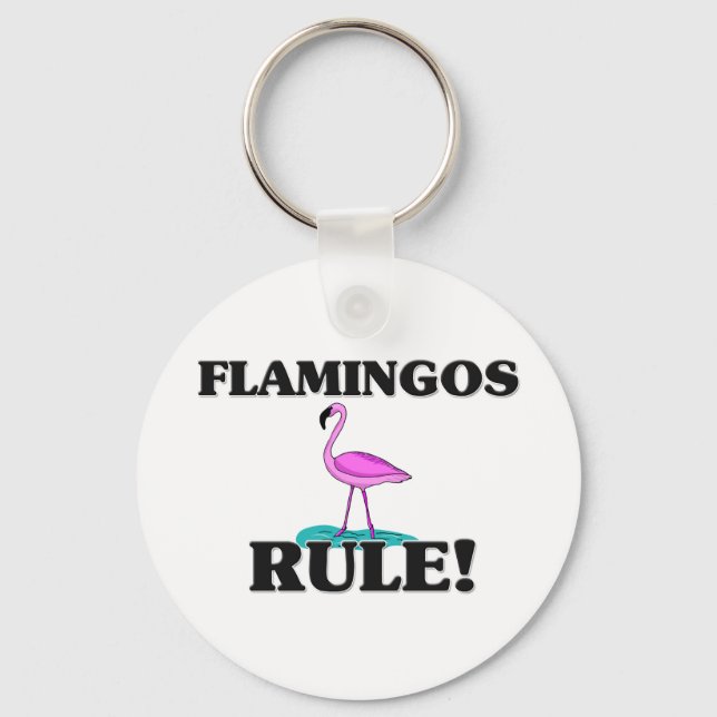 FLAMINGOS-regel! Nyckelring (Framsida)