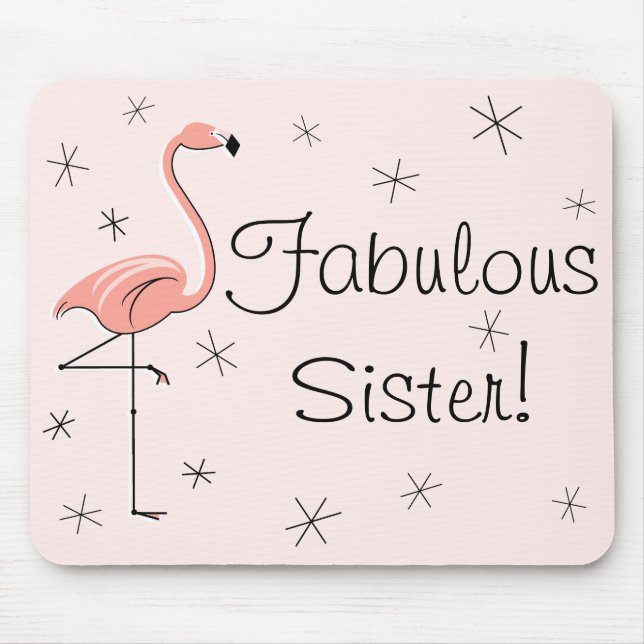 Flamingos Rosa "Fabulous Sister", mousserande! Musmatta (Framsidan)