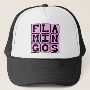 Flamingos, Rosa Fågel Keps