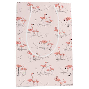Flamingos Rosa Flerpresentsäcksmedium