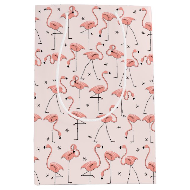 Flamingos Rosa Flerpresentsäcksmedium (Framsidan)
